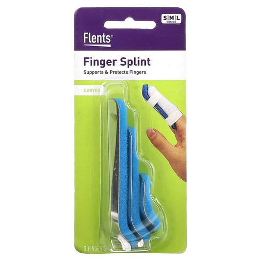 Flents, Flents Assorted Curved Finger Splints, 3 each 97428