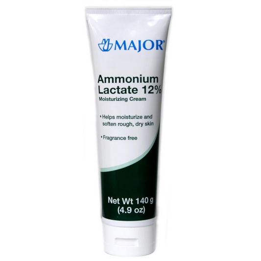 Major Ammonium Lactate 12% Moisturizing Cream, Fragrance Free, 4.9oz