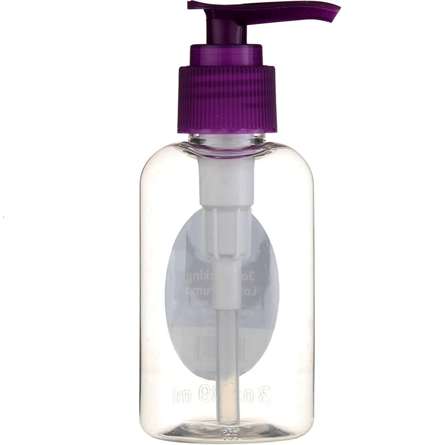 Sprayco Travel Lotion Pump Bottle Locking, 3oz