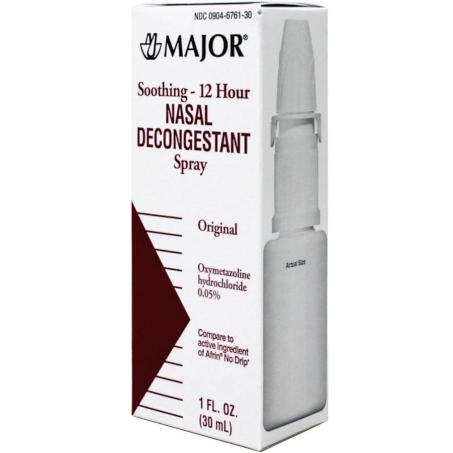 Major Nasal Decongestant Soothing 12-Hour Spray - 1 fl oz (30ml)