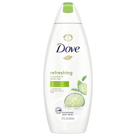 Dove Go Fresh Body Wash, Cool Moisture, Cucumber & Green Tea, 12 oz