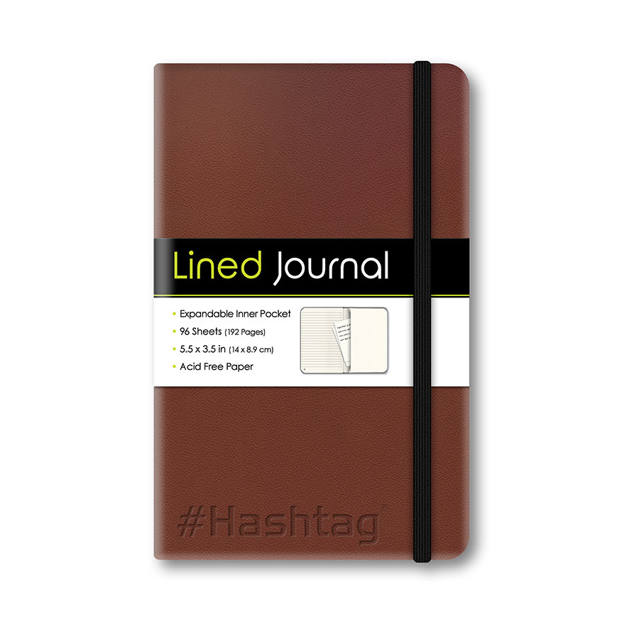 iScholar Hashtag PU Cover 5.5″ x 3.5″ Pocket Journal