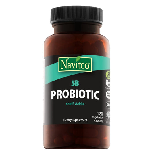 Navitco 5B Probiotic, 120 Vegetarian Capsules