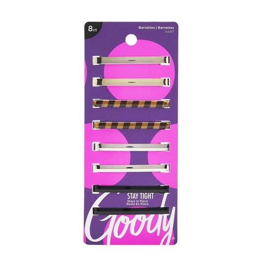 Goody Staytight Metal Hair Barrettes - 8ct