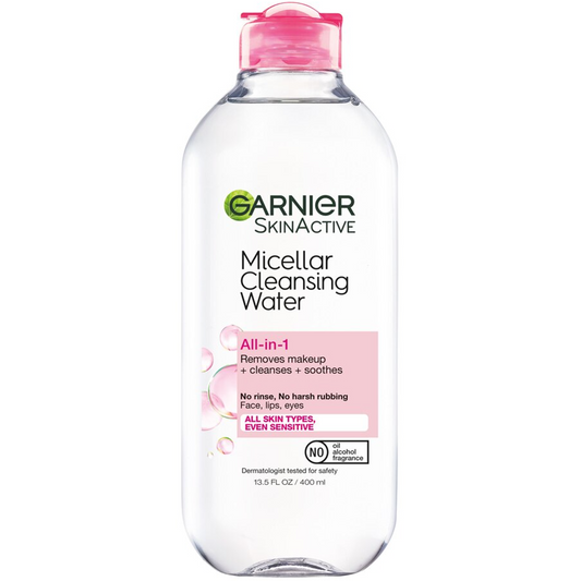 Garnier SKINACTIVE Micellar Cleansing Water All-in-1 Makeup Remover & Cleanser, 13.5oz