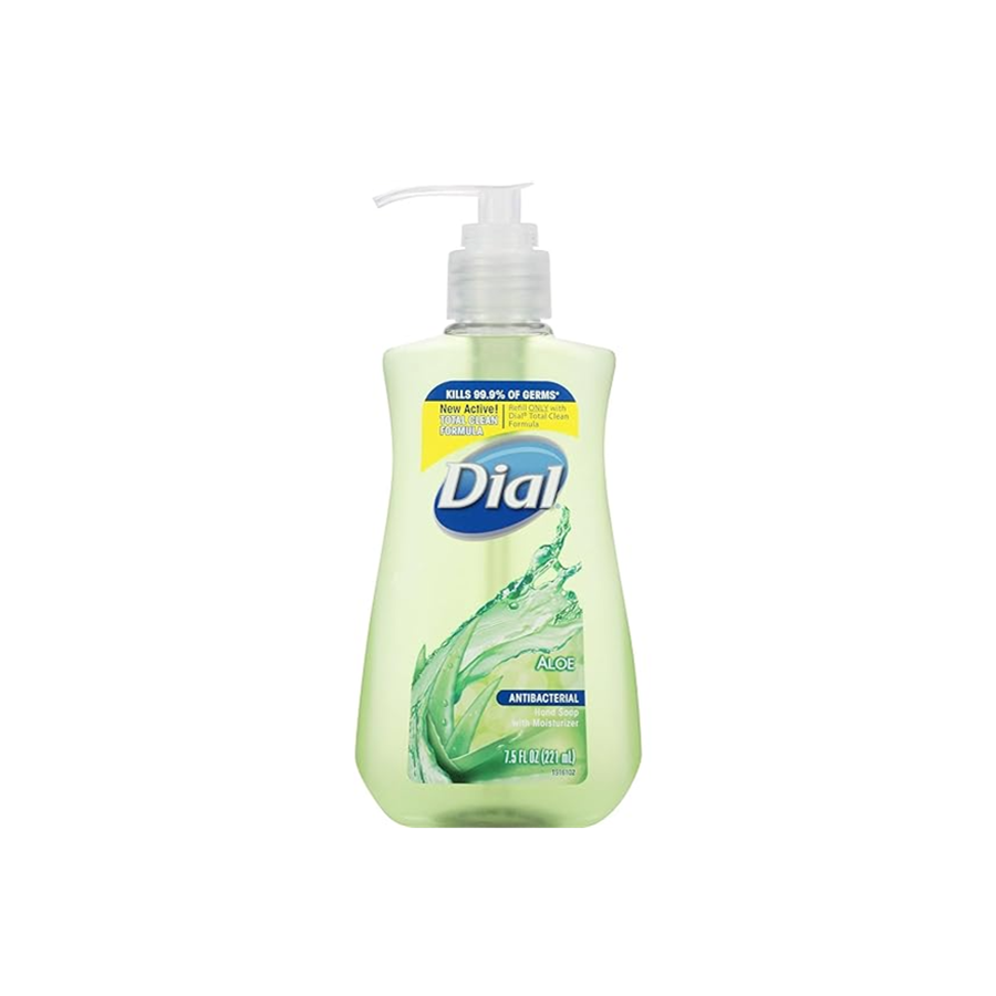 Dial Daily Care Antibacterial Hand Soap, Moisturizing Aloe, Pump - 7.5oz