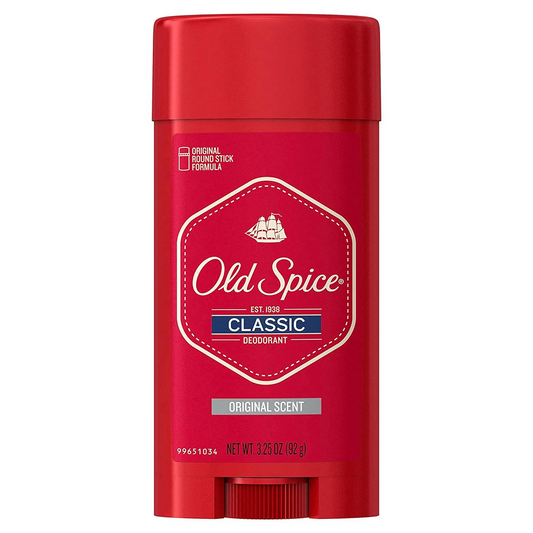 Old Spice Classic Deodorant Stick, Original Scent, 3.25oz