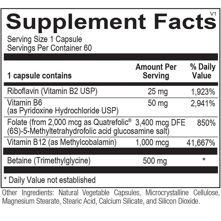 Ortho Molecular Methyl CpG, 60 Capsules