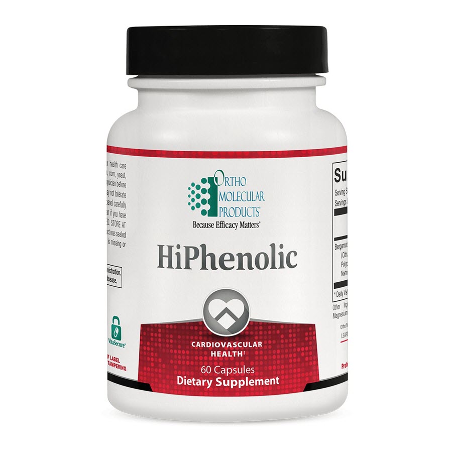 Ortho Molecular HiPhenolic, 60 Capsules