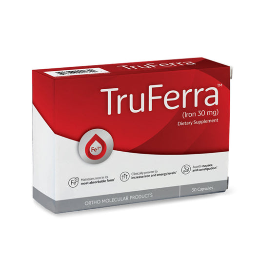 Ortho Molecular TruFerra™ Blister Packs 30 Capsules