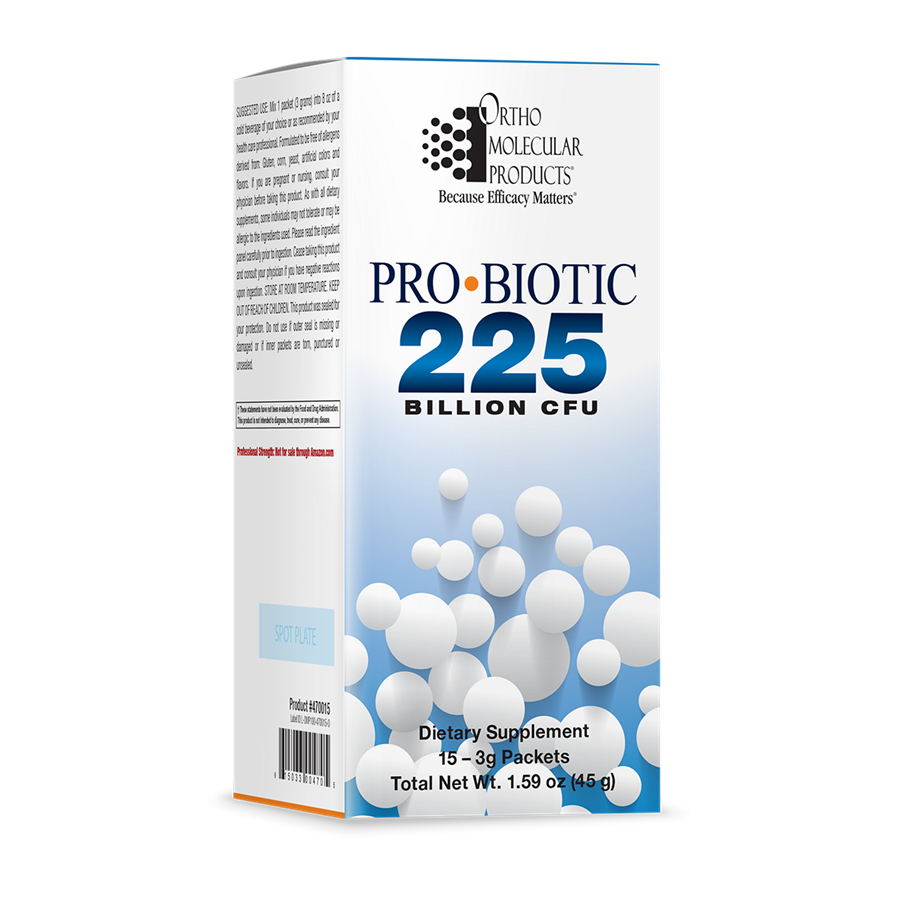 Ortho Molecular PRObiotic 225 - 15-3 Gr Packets