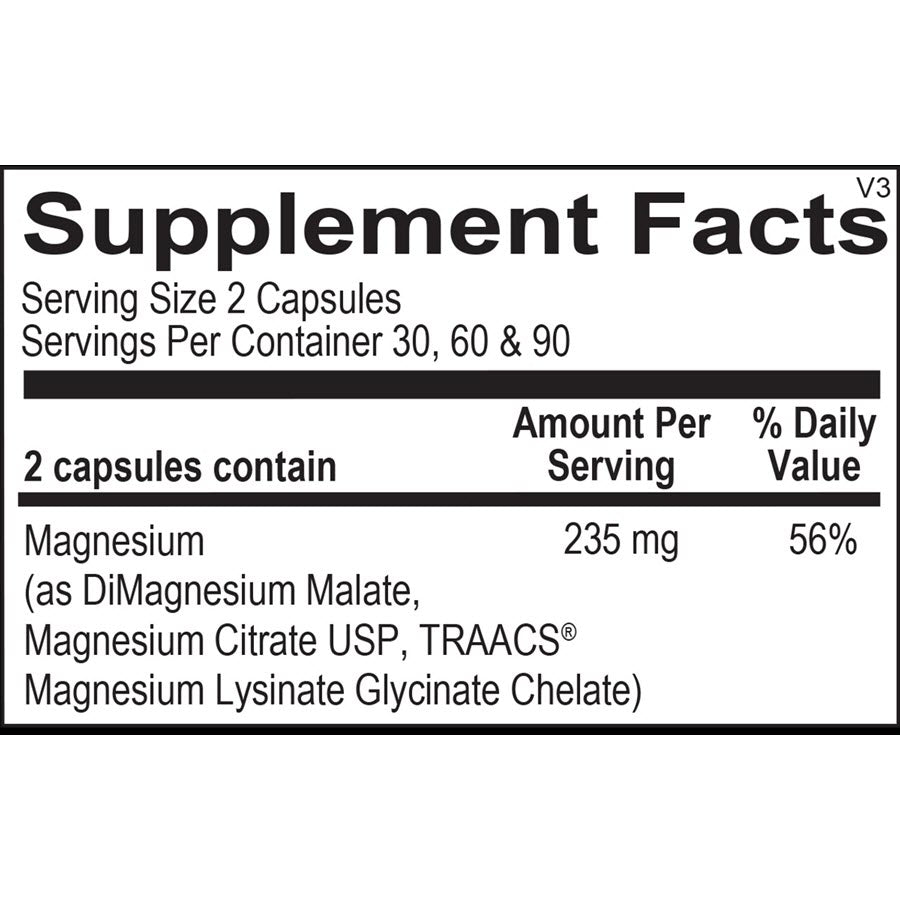 Ortho Molecular Reacted Magnesium, 180 Capsules