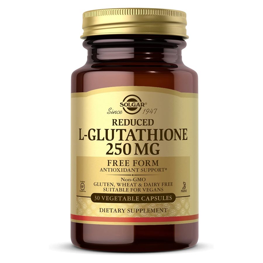 Solgar L-Glutathione 250 mg, 30 Vegetable Capsules