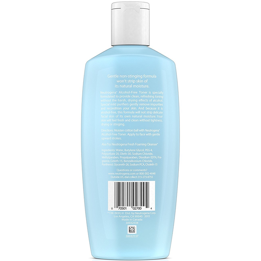 Neutrogena Oil- and Alcohol-Free Facial Toner, with Hypoallergenic Formula, 8.5 fl. oz