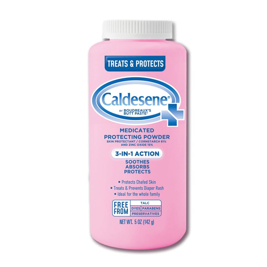 Caldesene Medicated Protecting Body Powder with Zinc Oxide and Cornstarch, Talc Free, 5oz