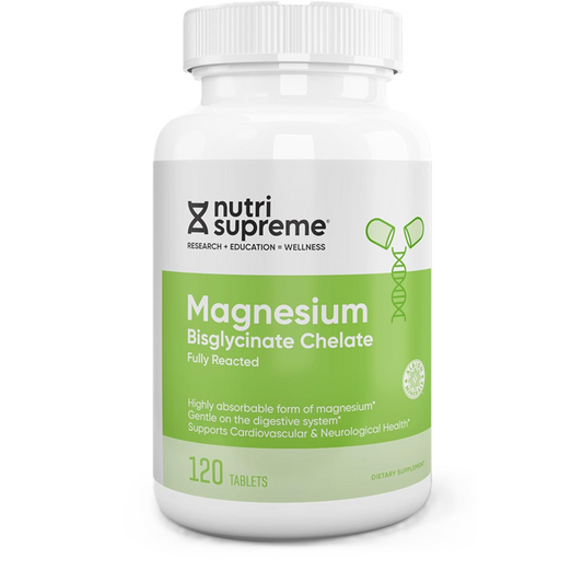 Nutri-Supreme Research Magnesium Bisglycinate Chelate 400mg, 120 Tablets