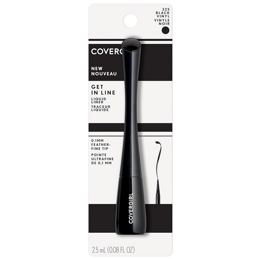 Covergirl Get In Line Liquid Liner 325, Black Vinyl