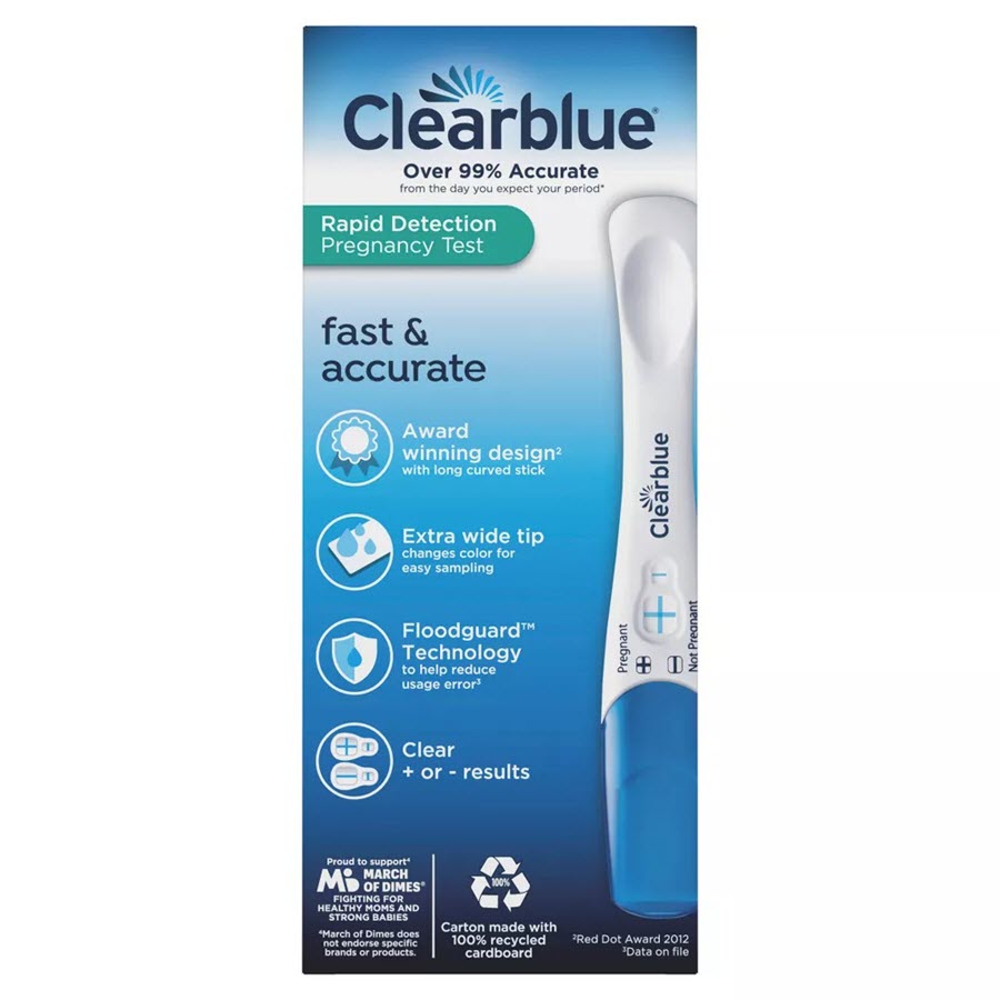 Clearblue Rapid Detection Pregnancy Test - 2ct