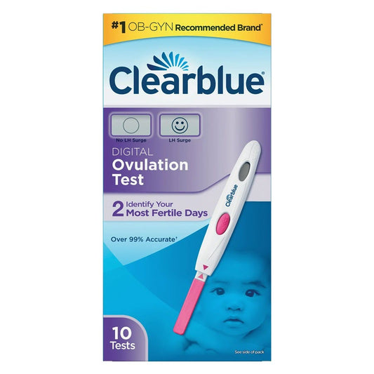 Clearblue Digital Ovulation Test, 1 Month Supply, 10 Tests