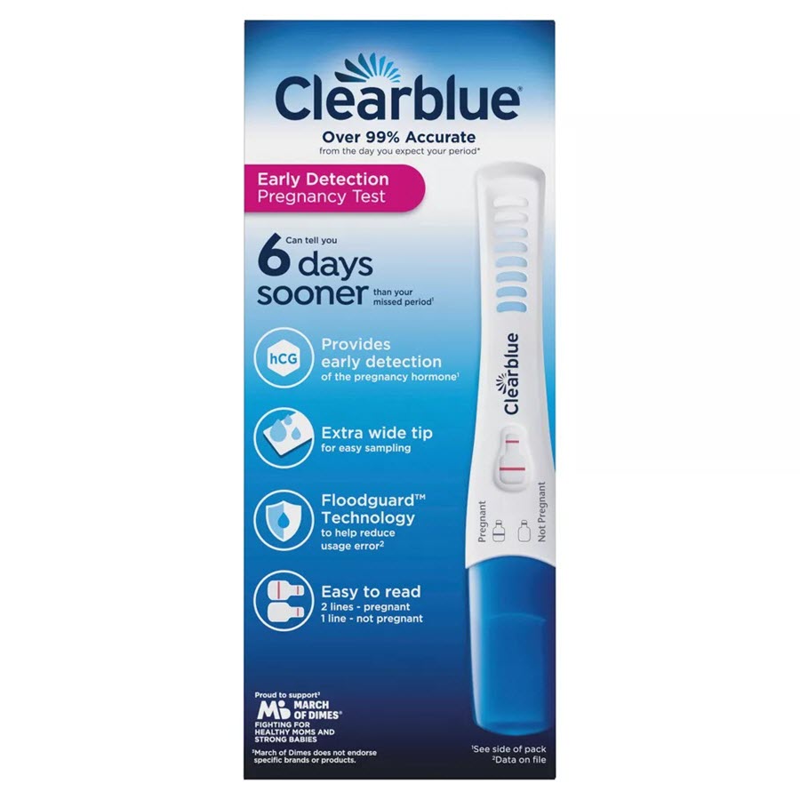 Clearblue Early Detection Pregnancy Test, 2ct