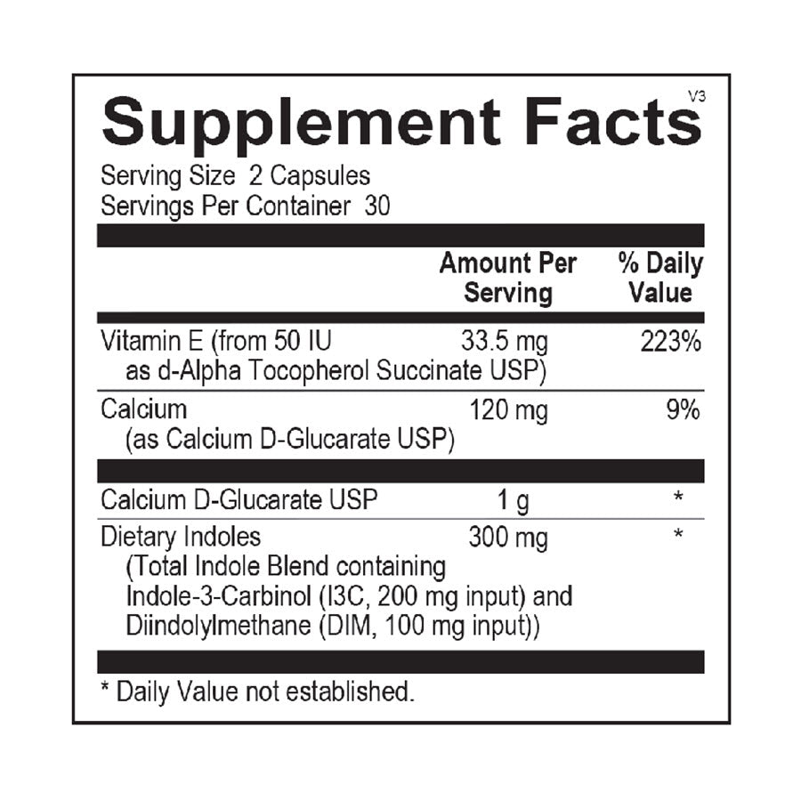 Ortho Molecular CDG EstroDIM 60 Capsules