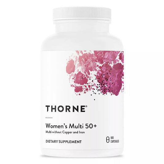 Thorne Women's Multi 50+ - Daily Multivitamin Without Iron and Copper 180 Capsules