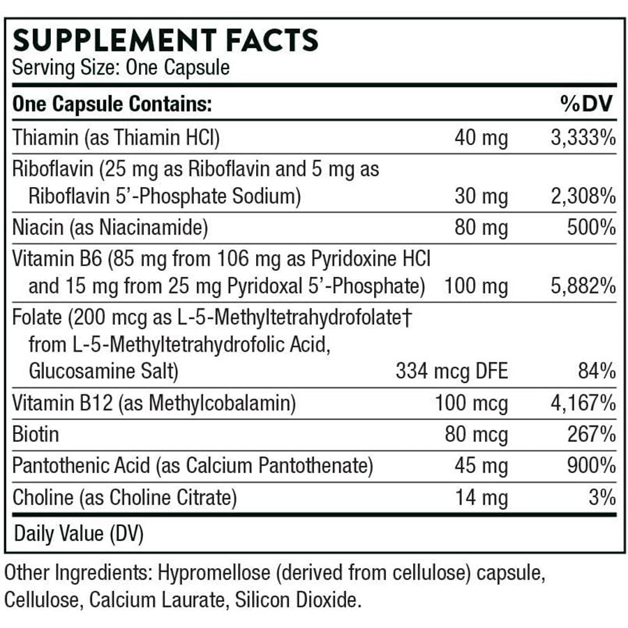 Thorne B-Complex #6, 60 Capsules