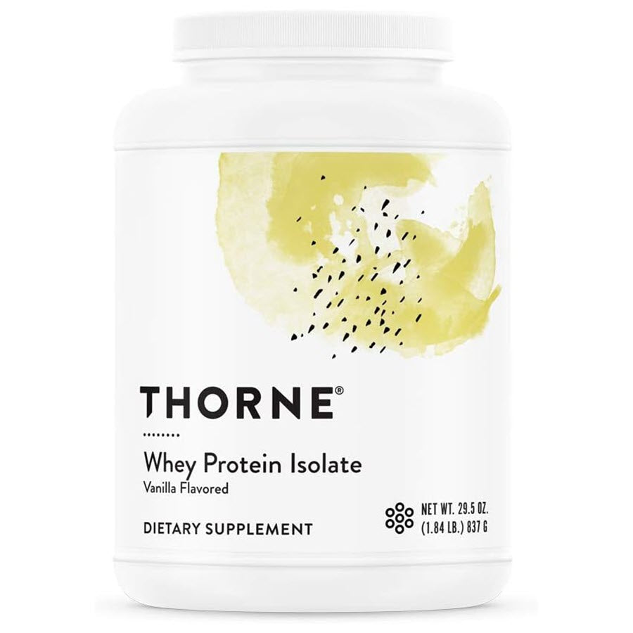 Thorne Whey Protein Isolate - Vanilla Flavored 29.5 oz / 30 Scoops