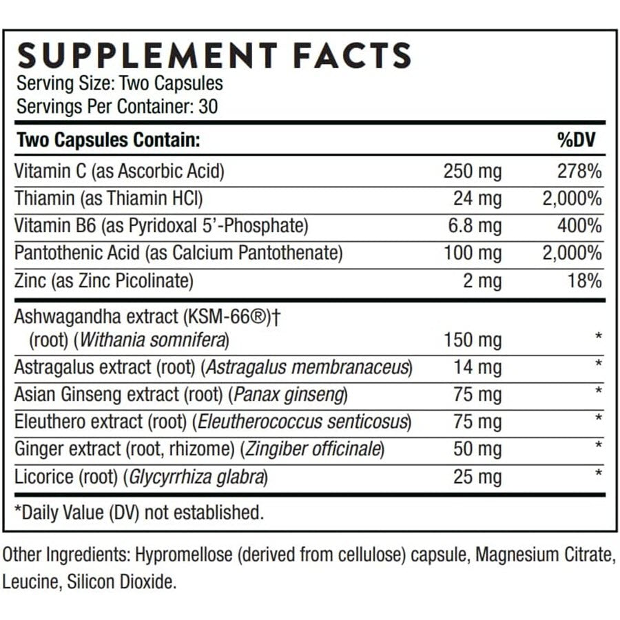 Thorne Stress Balance (formerly Phytisone) 60 Capsules