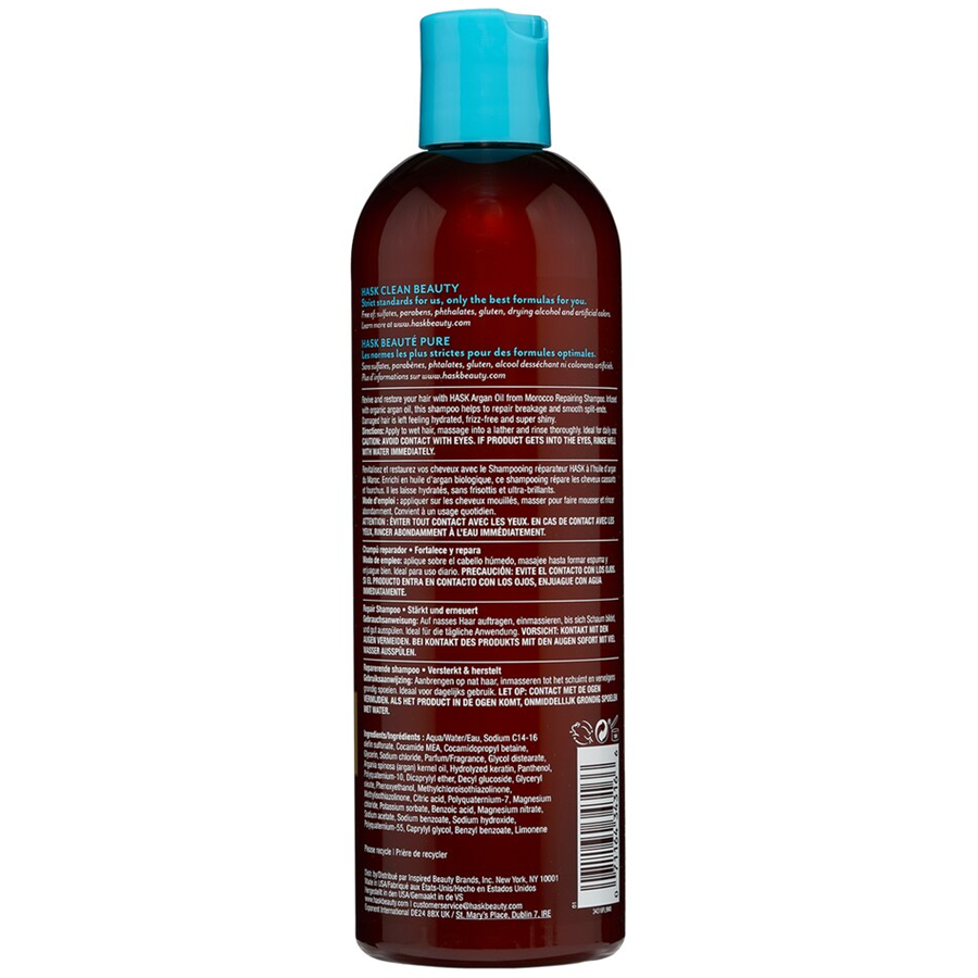 Hask Argan Oil Repairing Shampoo - 12 fl oz