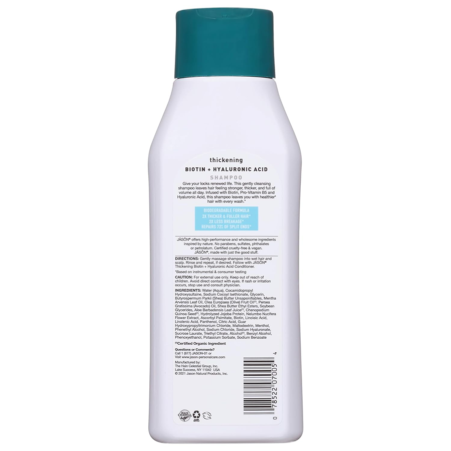 Jason Extra Volumizing Biotin Shampoo 16 fl. oz.