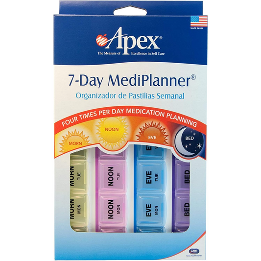 Apex 7 Day Medicine Planner - 1 Ea