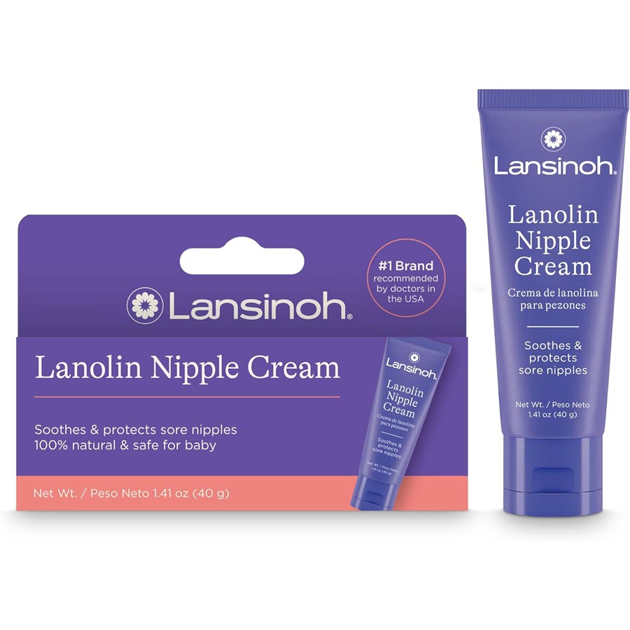 Lansinoh Lanolin Nipple Cream for Breastfeeding Essentials - 1.41oz (40g)