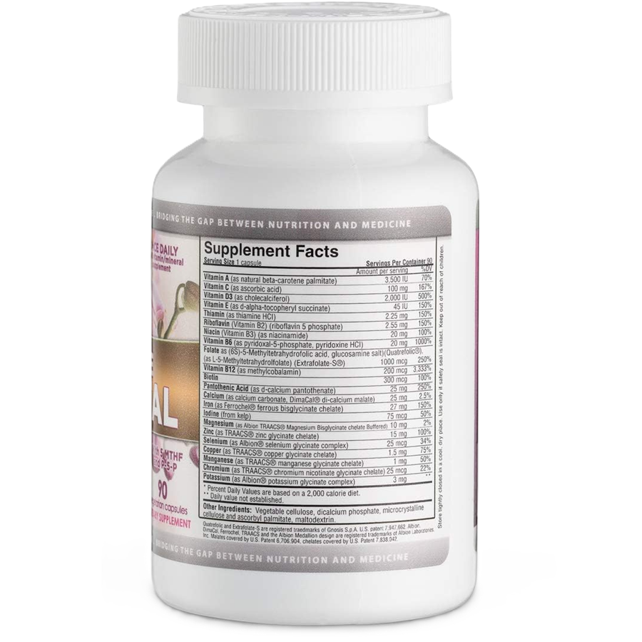 Nutri-Supreme Research Ultimate Prenatal Once Daily with 5 MTHF and P-5-P, 90 Vegetarian Capsules