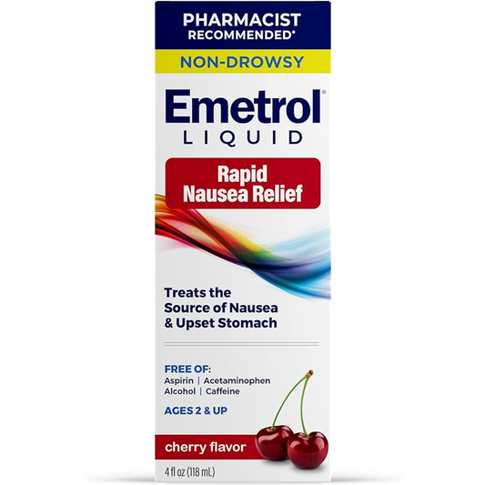 Emetrol For Nausea, Cherry Flavor Syrup, 4 Fl Oz