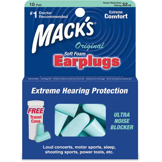 Mack's Original Soft Foam Earplug, 10 Pair