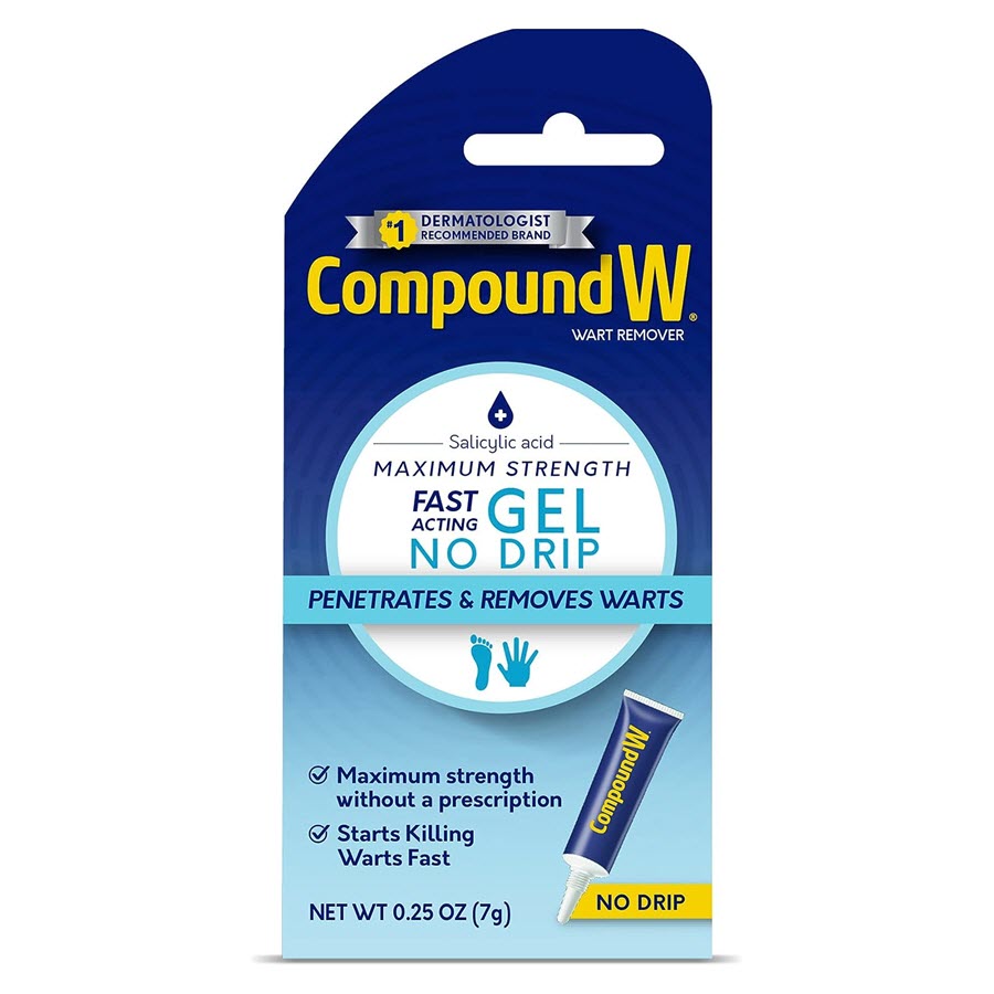 Compound W Wart Remover, Maximum Strength, Fast Acting Gel, 0.25oz