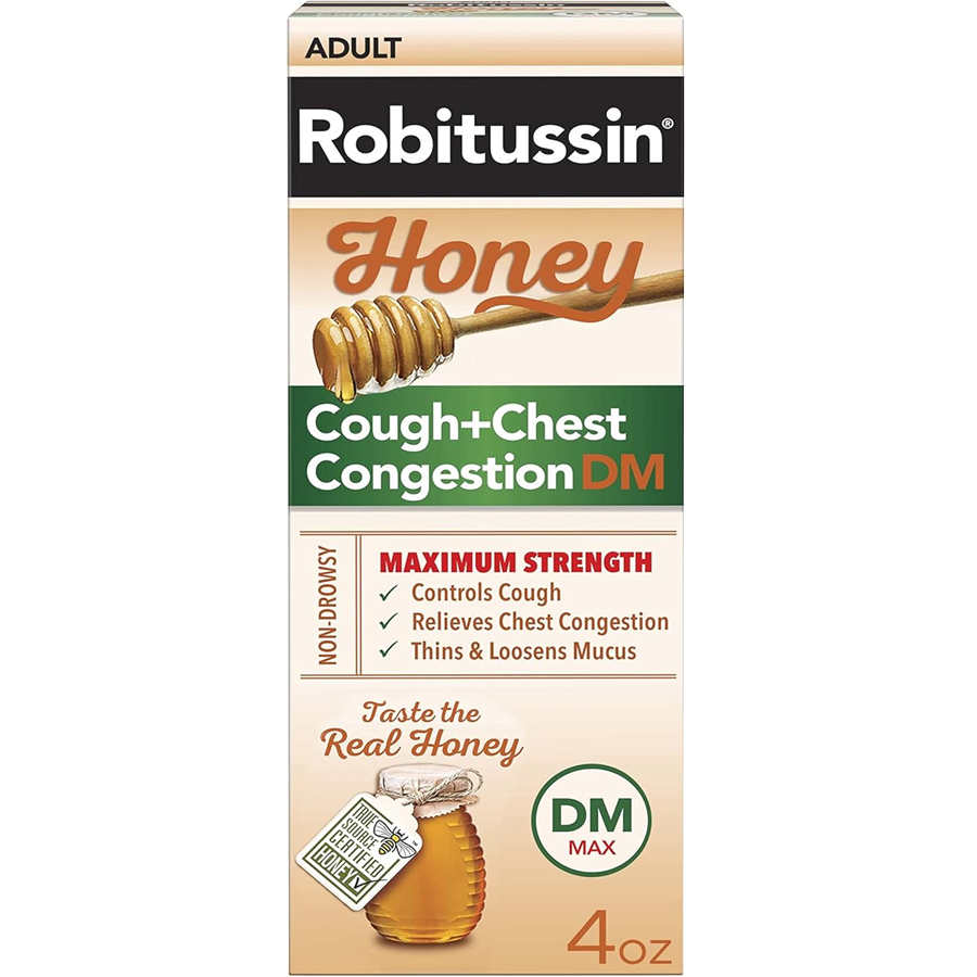 Robitussin Honey Nighttime Cough DM Maximum Strength 4 fl oz