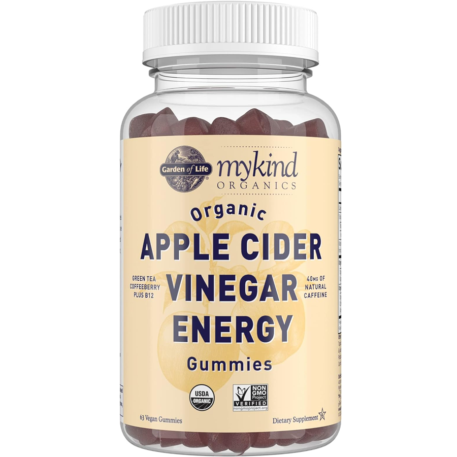 mykind Organics Apple Cider Vinegar Energy 63 Gummies