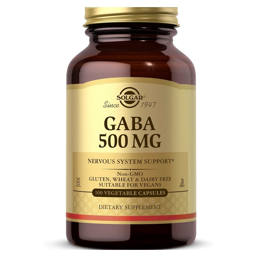 Solgar Gaba 500 Mg, 100 Vegetable Capsules