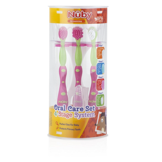 Nuby 4-Stage Oral Care Set System