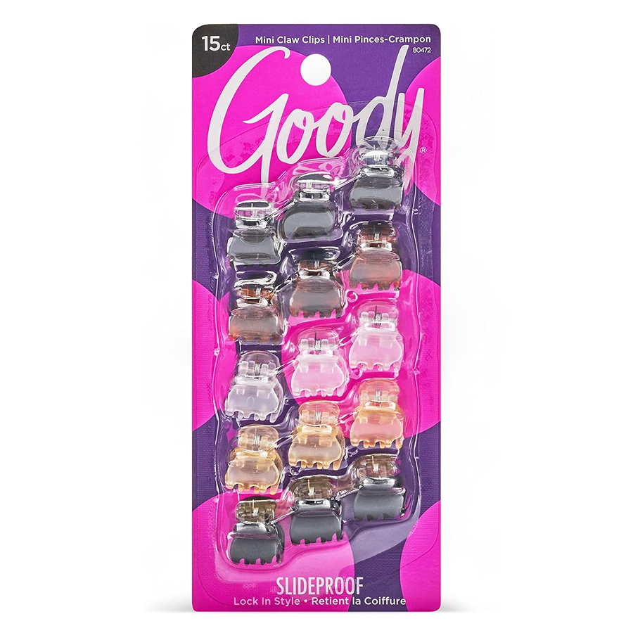 Goody Classics Mini Claw Clips, 15ct