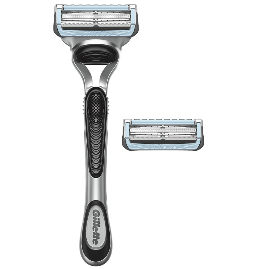 Gillette SkinGuard Men's Razor Handle + 2 Blade Refills