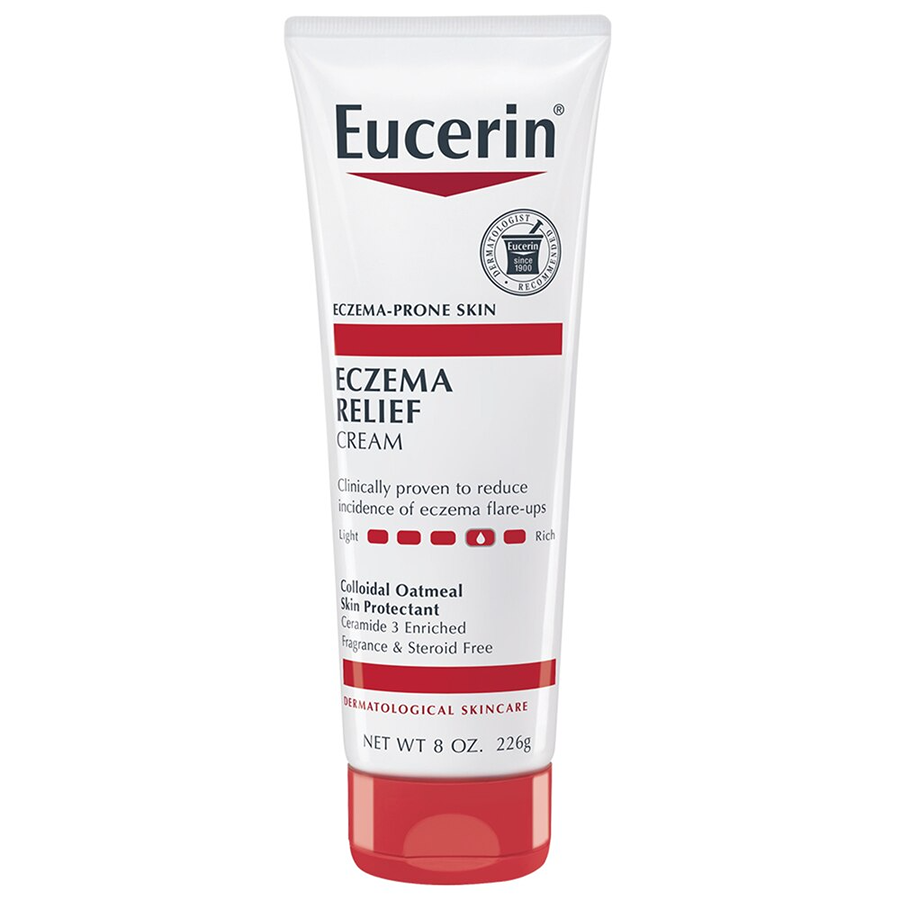 Eucerin Eczema Relief Body Cream for Dry Skin Unscented, 8oz