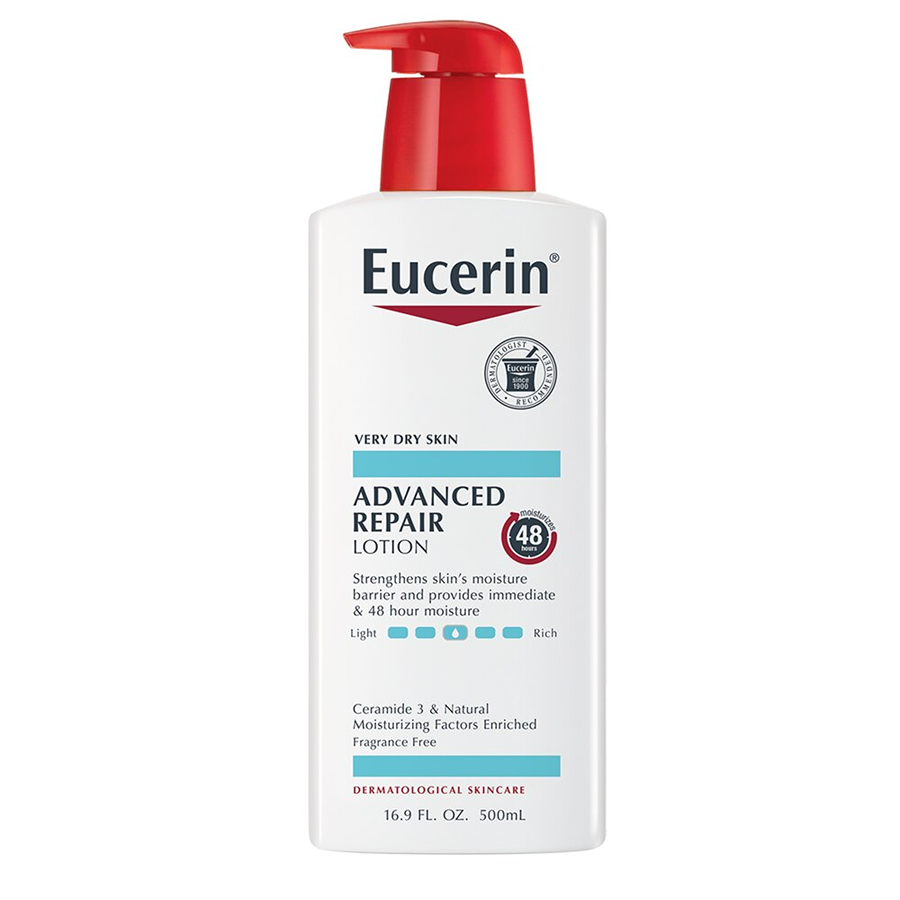 Eucerin Advanced Repair Unscented Body Lotion for Dry Skin - 16.9 fl oz