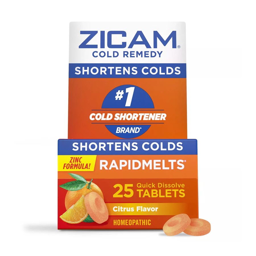 Zicam Zinc Cold Remedy RapidMelts Quick Dissolve Tablets - Citrus - 25ct