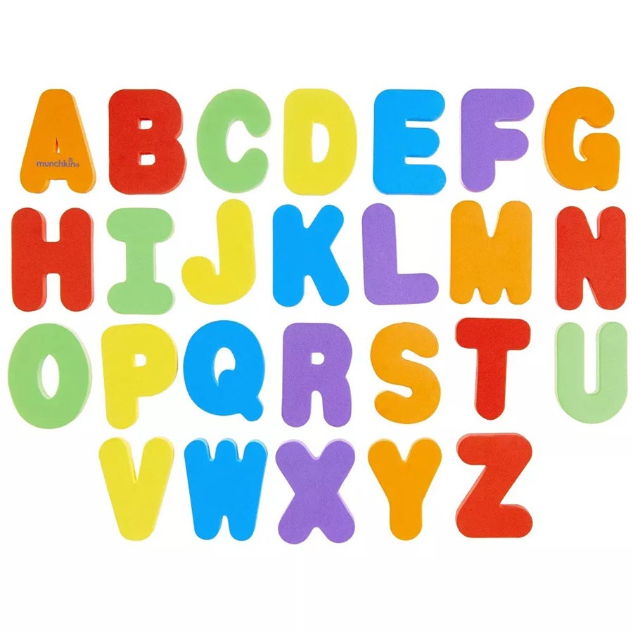 Munchkin Bath Letters and Numbers - 36ct Bath Toy Set