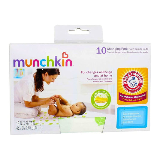 Munchkin Arm And Hammer Disposable Changing Pad - 10 Ea