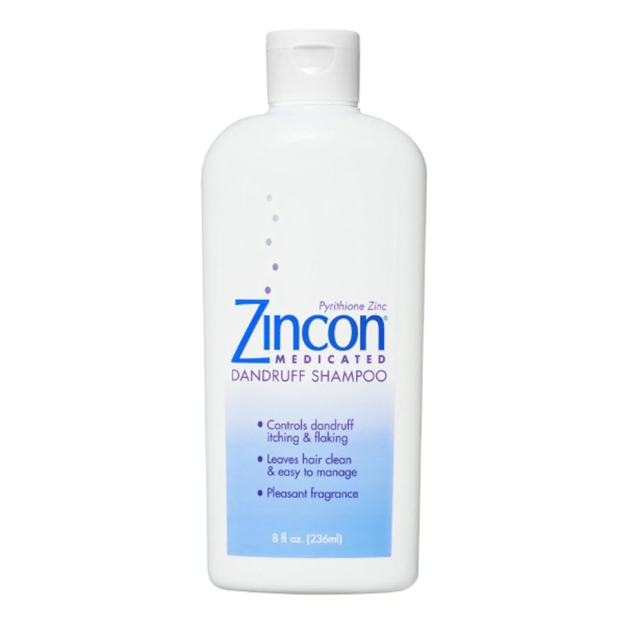 Zincon Medicated Dandruff Shampoo, 8oz