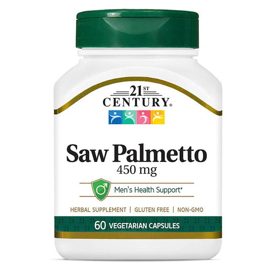 21st Century Saw Palmetto Extract Standardized Veg-Capsules - 60 Ea